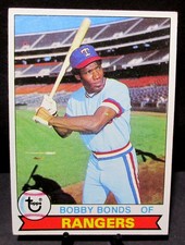 1979 Topps BOBBY BONDS Texas Rangers Baseball Card #285