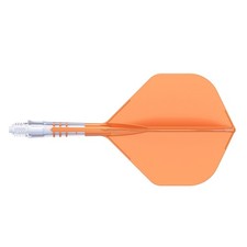 Arbre de fléchettes intégré carbone CUESOUL ROST T19 et vol grande forme standard - 24 mm