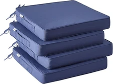 Outdoor Chair Cushions Set of 4 -Waterproof Outdoor Seat Cushions for Patio Furn