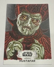 Nute Gunray 2024 Topps Star Wars Hyperspace Sketch By Dawn Murphy 1/1