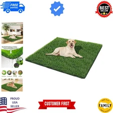 Luxe Artificial Grass Dog Potty Pad 51.2x31.5 Inches for Indoor & Outdoor Use