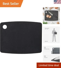 14.5-Inch Slate Cutting Board - Dual-Sided & Dishwasher Safe Kitchen Essential