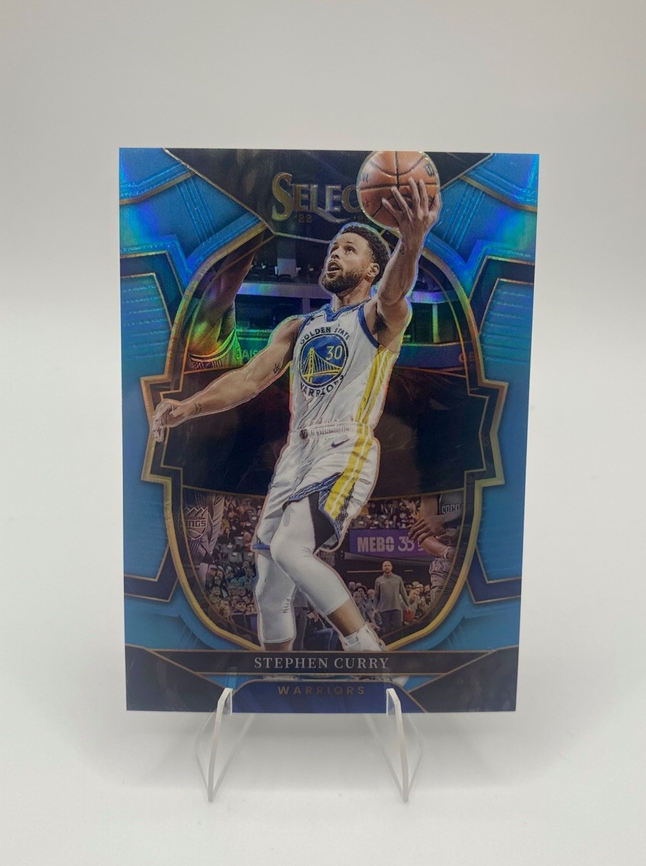 2022-23 Panini Select - Concourse Stephen Curry #27 Light Blue Prizm /299