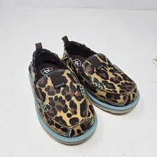 Ariat Toddler Size 5 Girls Little kids Natalie Leopard Brown Turquoise Cheetah
