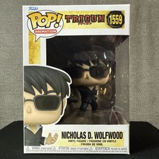 Funko Pop! Animation Trigun #1559 Nicholas D. Wolfwood Anime NEW w/Protector