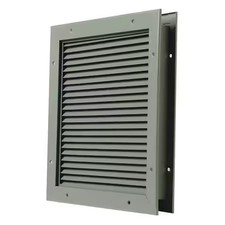 NATIONAL GUARD L-700-BF-24x6 Door Partition Louver, 5 1/4 in H