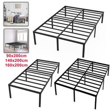 Faltbares Metallbett Bettrahmen 90/140/160cm Bettgestell Einzelbett Doppelbett