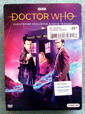 DOCTOR WHO 12 DISC SET 60 EPISODES BBC DVD WITH SLIPCOVER BRAND NEW SEALED DVD
