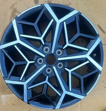 GENUINE HYUNDAI TUCSON N LINE 19" ALLOY WHEEL DIAMOND CUT BLACK 52910-N7400