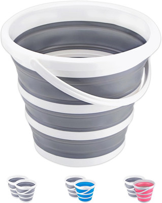 Collapsible Bucket 10L 2.6 Gallon Cleaning Bucket Mop Bucket Folding Foldable Po