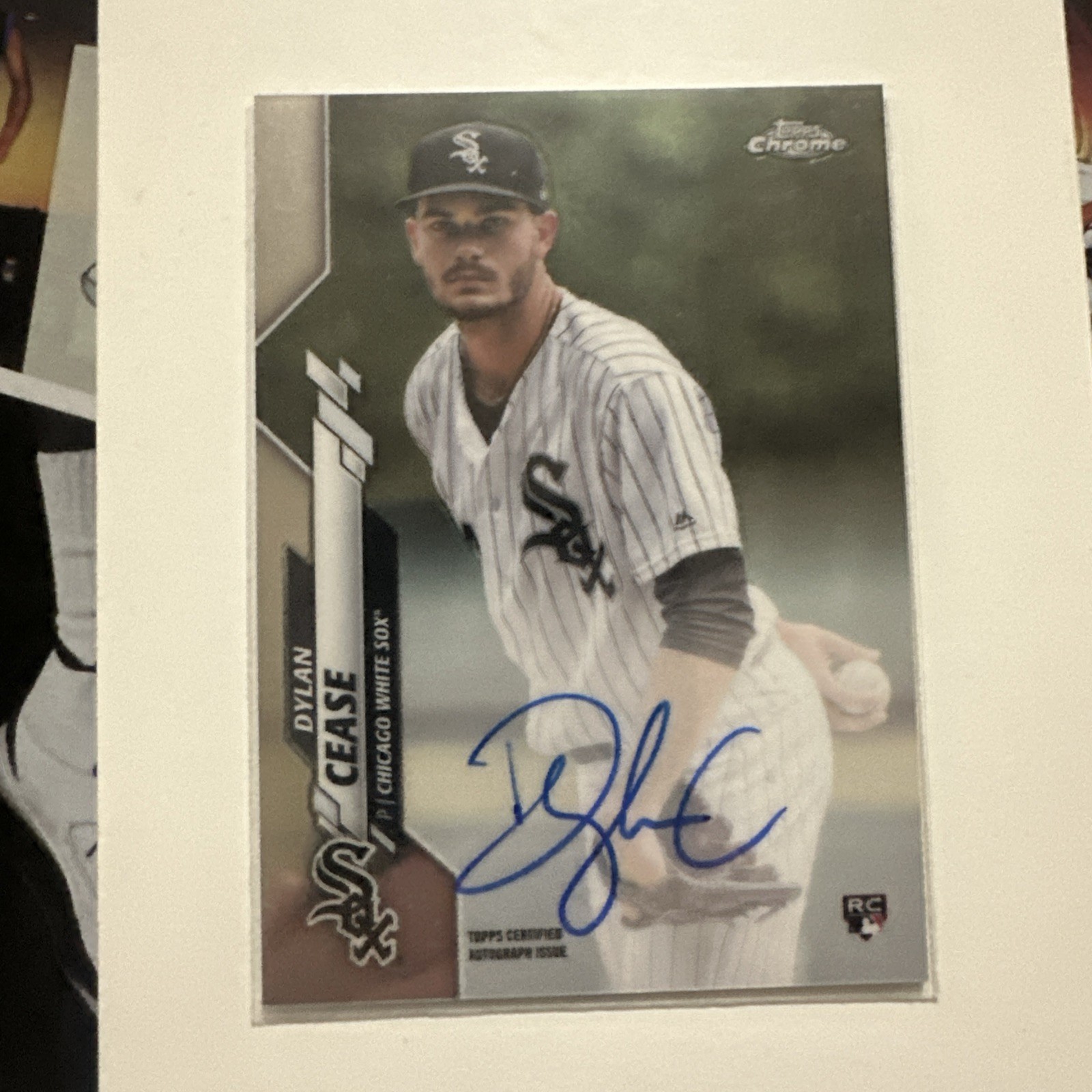 2020 Topps Chrome - Rookie Autographs Dylan Cease #RA-DCE (AU, RC)