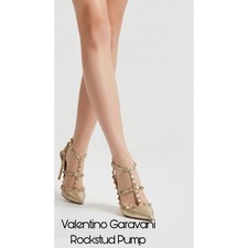 Valentino Garavani Rockstud Pump Women 8.5 38.5 Leather Italy Made Shoes