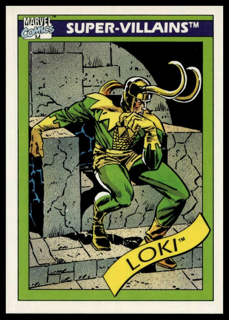 1990 Impel Marvel Universe #54 Loki