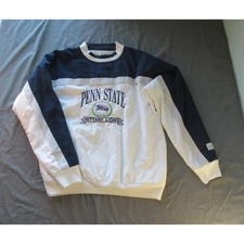Logo 7 Penn State Nittany Lions Windbreaker Lined Pullover Mens Large Vtg Y2K