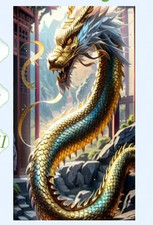 15 X 27 INCHES Large Diamond Art Kits Diamond Painting NEW KIT 2 DRAGON