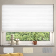 Cordless Cellular Window Shades Light Filtering Blinds for Indoor Windows 1.5...