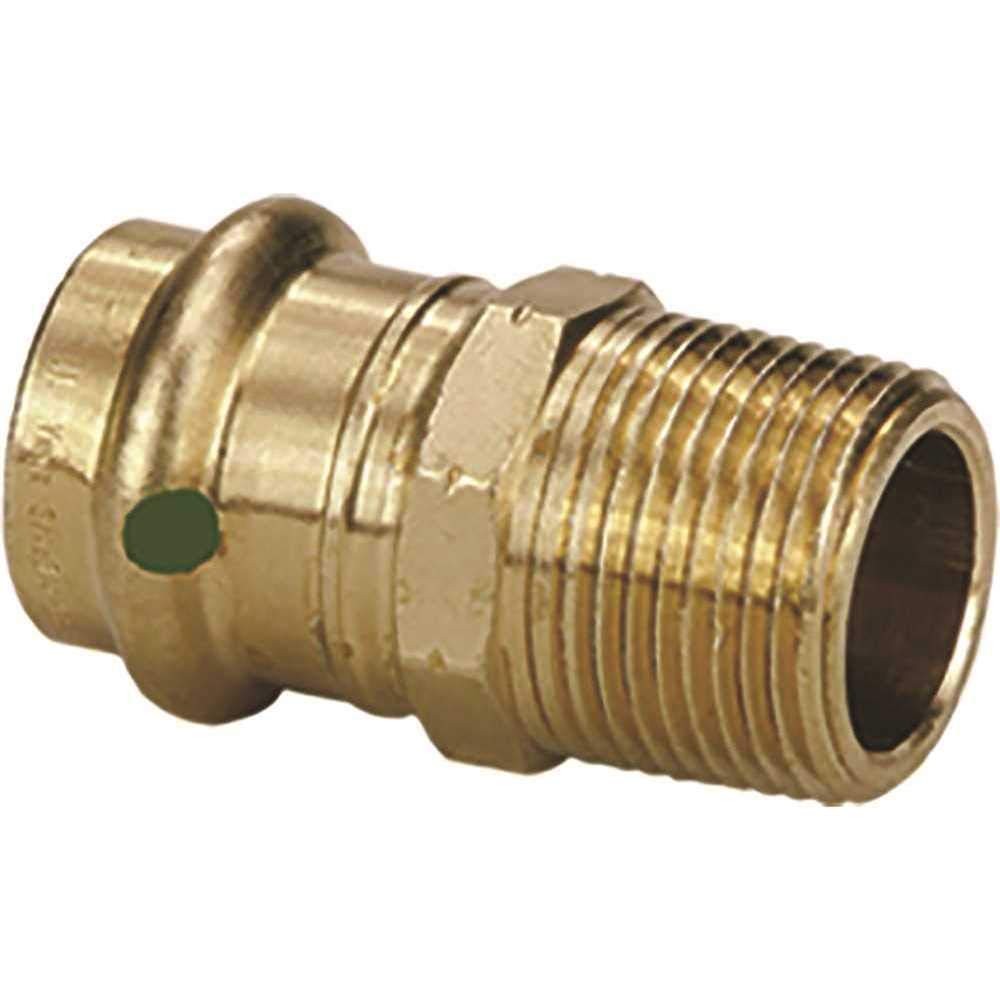 Viega 79230 ProPress Zero Lead Bronze Male Adapter 3/4 Inch NPT Fitting