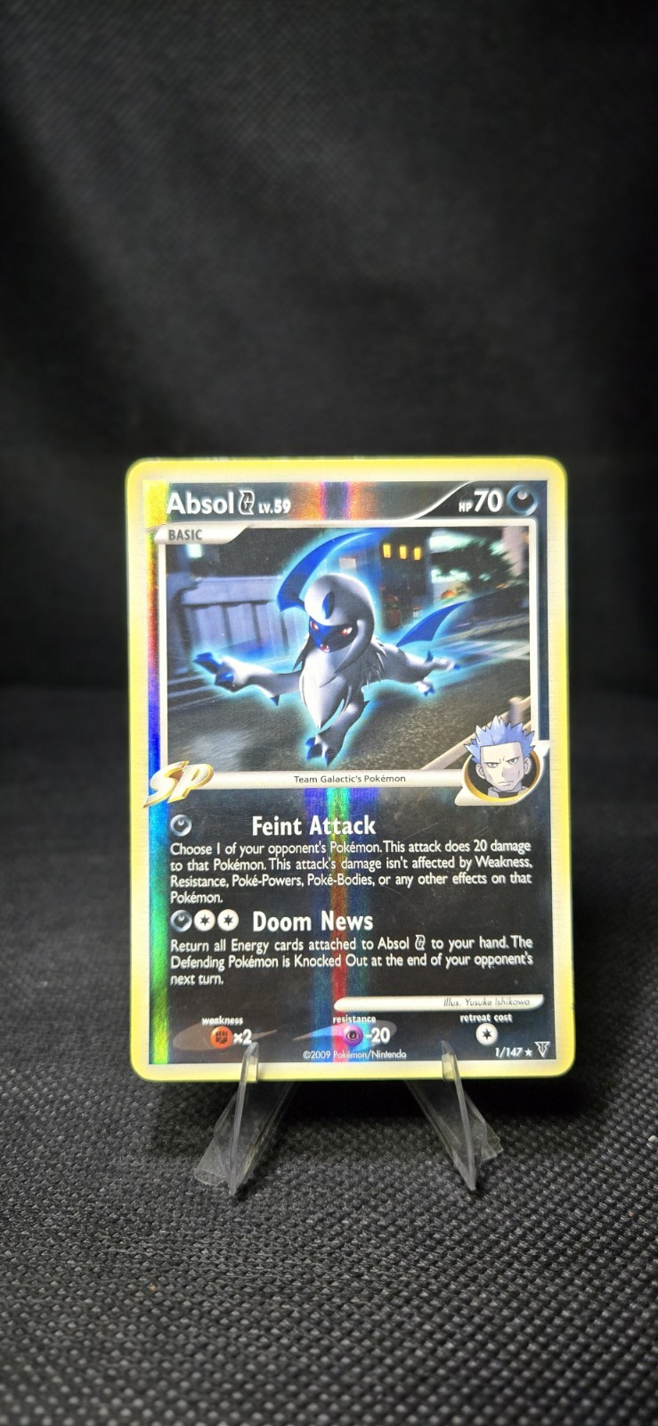 Absol G 1/147 Supreme Victors Reverse Holo Pokemon Card