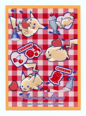 x1 Pikachu Heart Orange - Individual Card Sleeve Pokemon Center Japan Official
