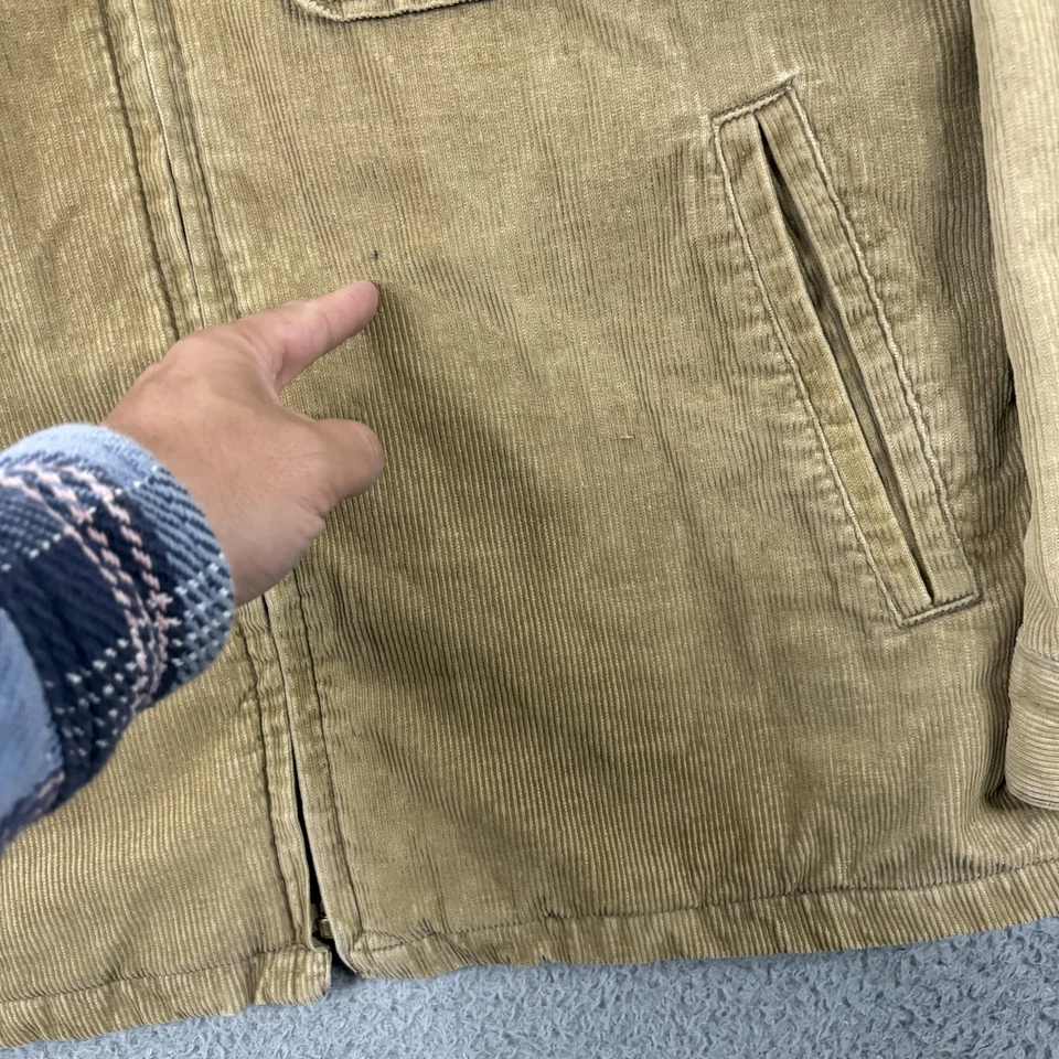 Chaqueta GAP de Colección Para Hombres Grande Pana Edredón Forrado Tareas Ropa de Trabajo Grunge Y2K Foto 3 de 4