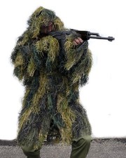 Tarnparka Ghillie bosco antifuoco, paintball -NUOVO-