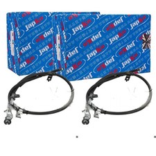 2x JAPKO HANDBREMSSEILE passend für HYUNDAI COUPE