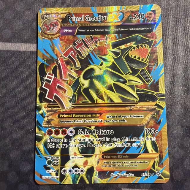 Primal Groudon ex #97 (Ancient Origins (2015))