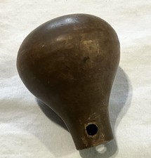 Antique Brass Horse Harness Hame Ball Knob Cane Walking Stick End Steampunk