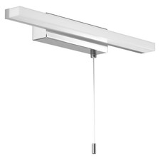 LED Bathroom Mirror Light with Pull Cord Switch 9W IP44 Waterproof Bathroom Wall