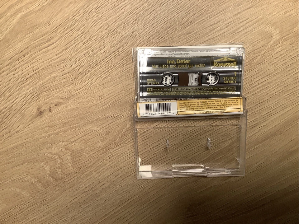 7 MC In DDR Leder Kassettenbox - Thor - Stevie Wonder - Bellamy Brothers - U.a. - Bild 4 von 4