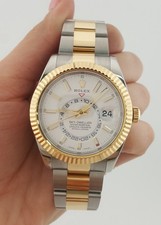 Rolex Sky-Dweller 326933 42 mm Oyster SS & 18K Yellow Gold White Dial W/ Box 4