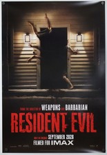 Resident Evil - original DS movie poster 27x40 D/S 2026 Final Action Horror INTL