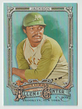2025 Topps Allen & Ginter #60 Reggie Jackson Silver Portrait