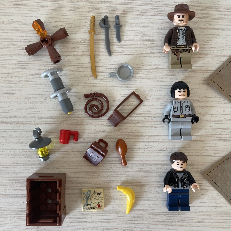 LEGO Indiana Jones 7624 JUNGLE DUEL Minifiguras RETIRADAS **LEER** Piezas Foto 2 de 4