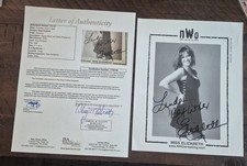 Miss Elizabeth 1989 Signed 8x10 NWO Promo Photo (JSA Letter of Authenticity)