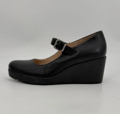 SOUL Naturalizer Adore Shoes Women s 8 M Black Wedges Mary Jane Comfort READ