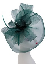 Fascinator Women's Large Headband Clip Hat For Weddings Ladies Day Races Ascot