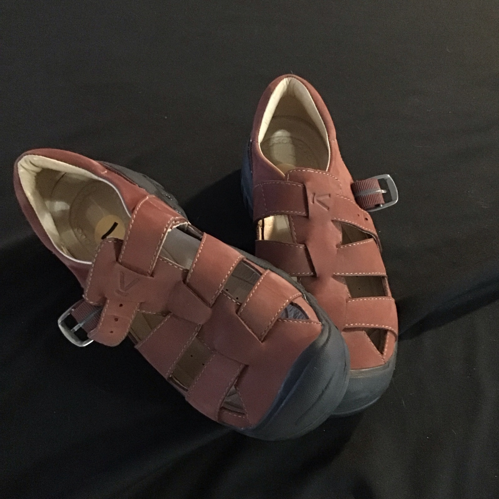 KEEN XT 0606 sandali donna casual escursionismo trail scarpe fibbia marrone taglia 7