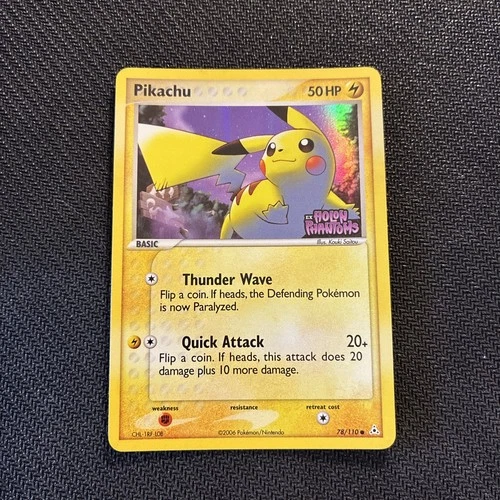 Pikachu 78/110 ex Holon Phantoms Reverse Holo Pokemon NM