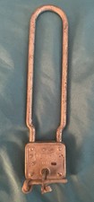 Vintage Master Bicycle Padlock With Key #66 Works Milwaukee Made In USA
