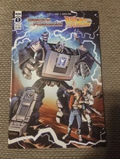 The Transformers/Back to the Future #1 Cover A-Juan Samu (IDW Publishing October
