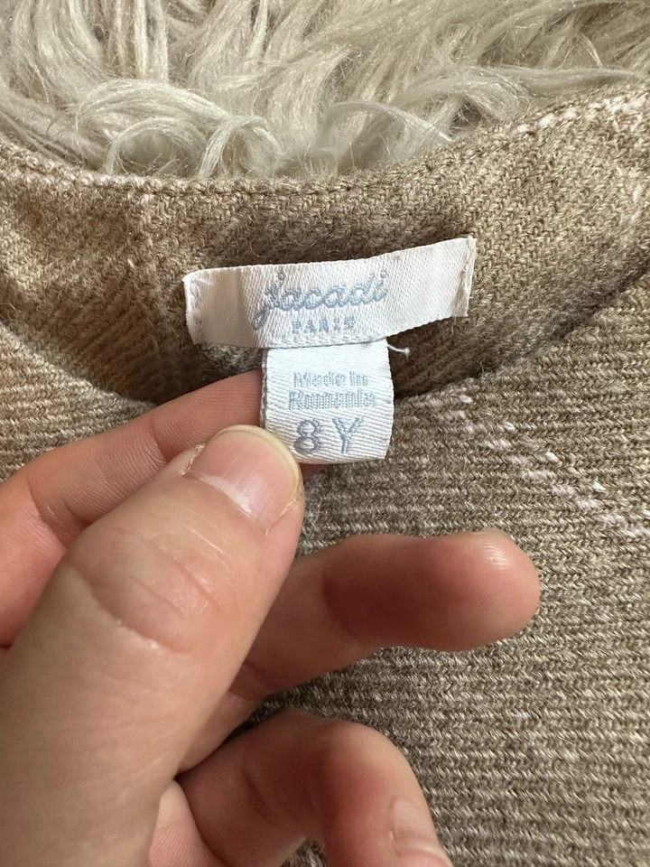 Vestido de lana Jacadi Paris para niñas 8 años Foto 2 de 4