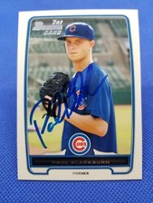 Bowman PAUL BLACKBURN Autograph card OAKLAND A's Athletics auto Baseball