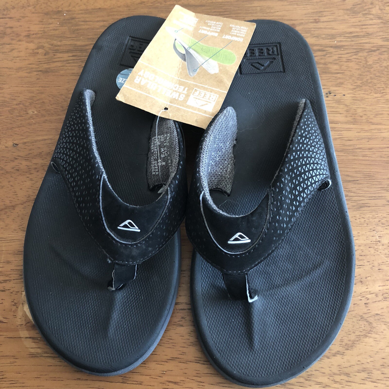 Reef Men's Sz 8 Rover Flip Flops MSRP 