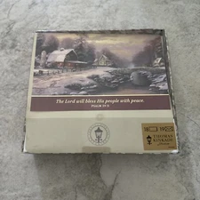 Thomas Kinkade Box of Christmas Cards Winter At Farm New 18 Cards, New