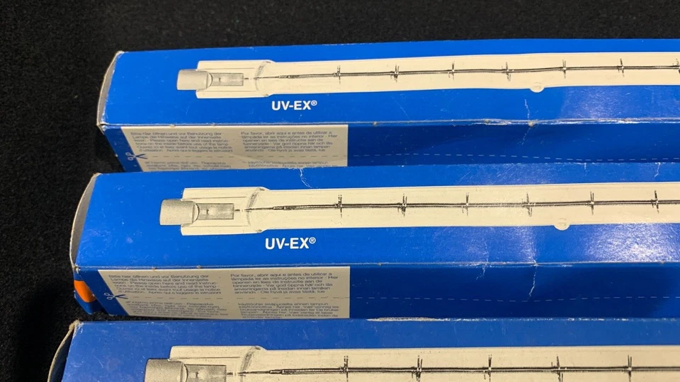 RJ1250w P2/12 R7s Linear Halogen Lamps Radium - Lot of 4 Theatre Lighting  230v - Image 2 of 4