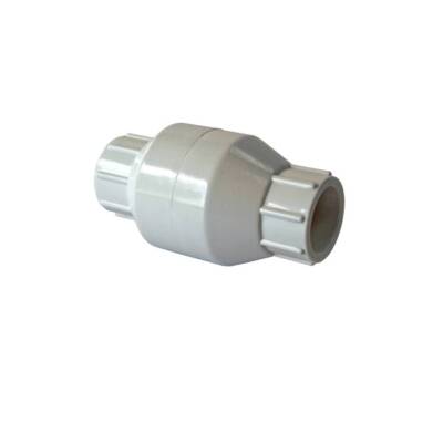 LOT OF 5 AMERICAN VALVE PVC Sch 40 1/2-in Socket PVC In-line Check Valve P32S12