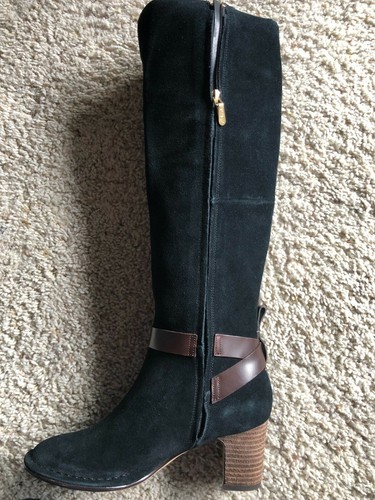 CLARKS emslie march black leather size 
