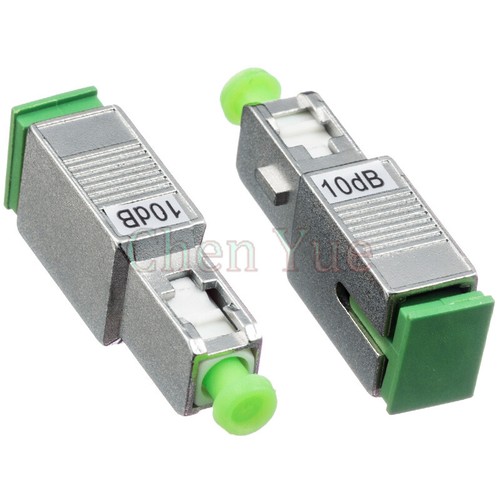 2pcs SC APC female to Male Optica Fixed Attenuator Fiber Connector Fiber Coupler - Picture 2 of 5