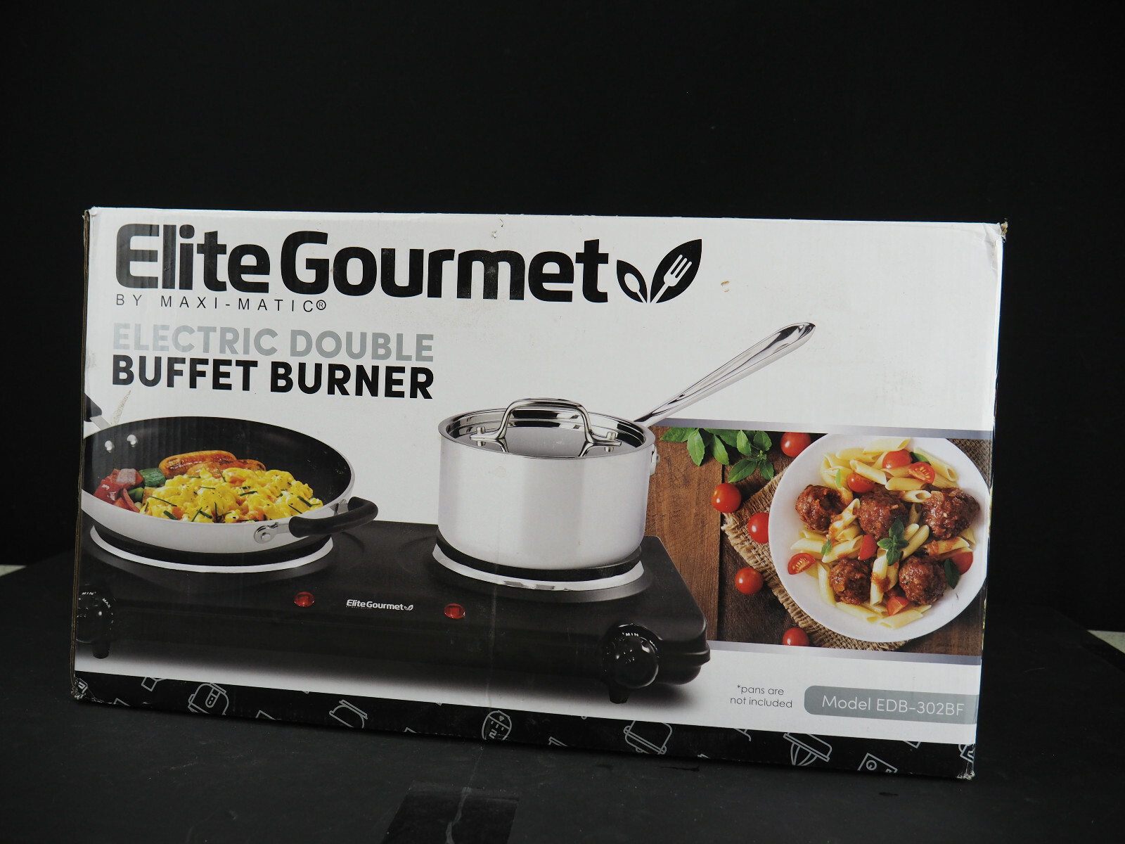 Small Electric Stove Top 2 Burners Range Double Hot Plate Portable